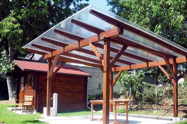 Polycarbonate Pergolas - Subtleties of installation