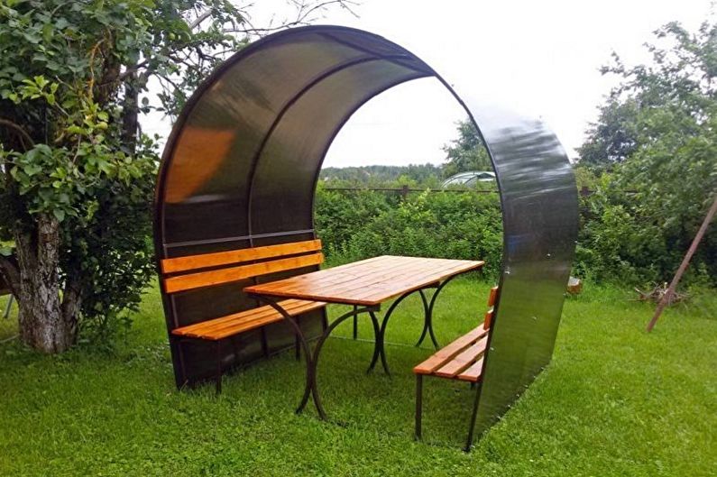 Polycarbonate arbors - photo