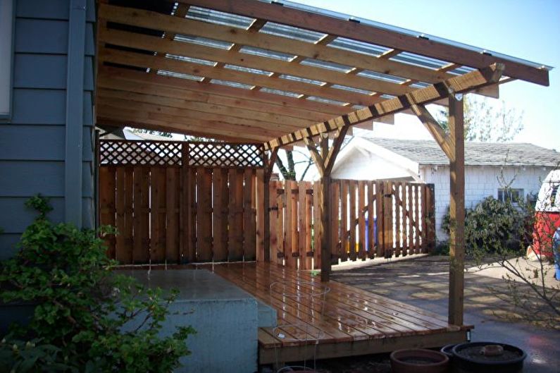 Polycarbonate arbors - photo