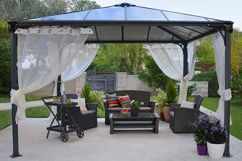 Polycarbonate arbors - photo