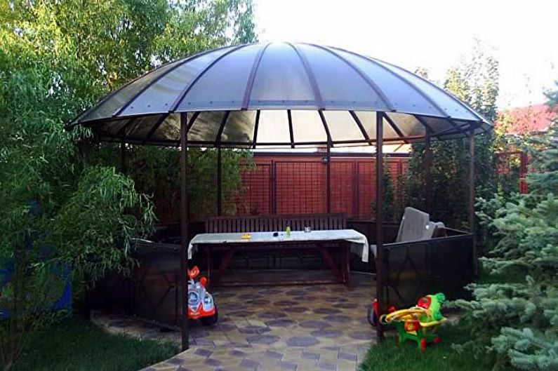 Polycarbonate arbors - photo