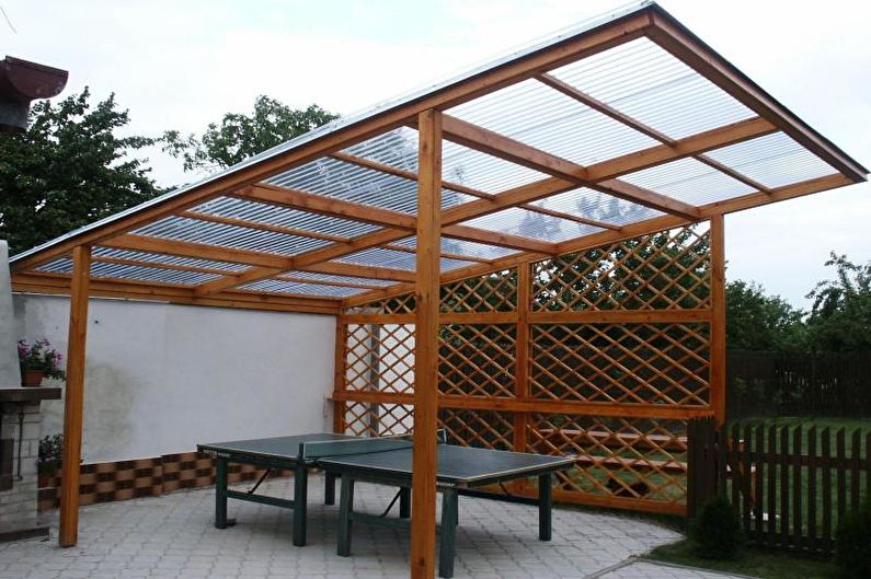 Polycarbonate arbors - photo