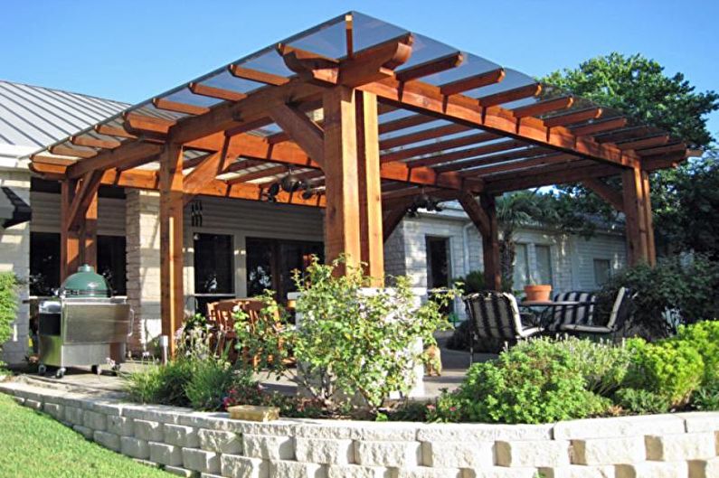 Polycarbonate arbors - photo
