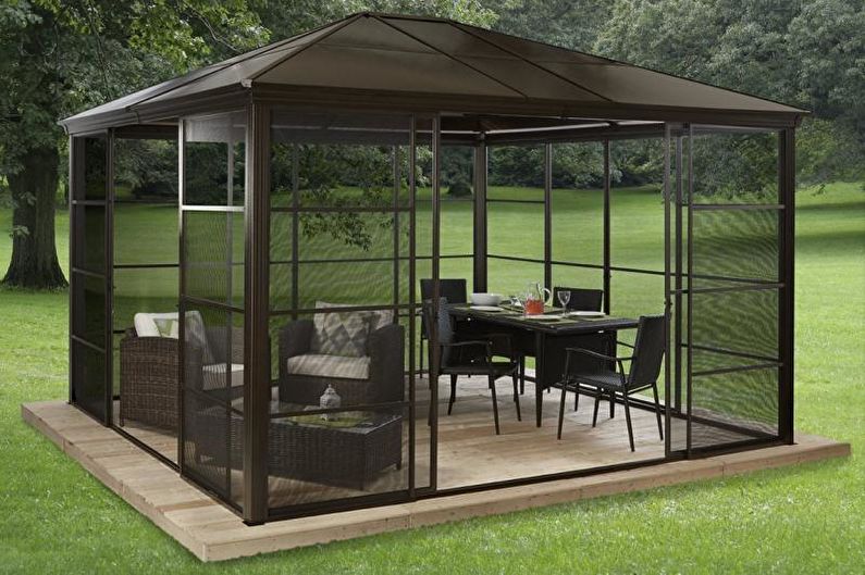 Polycarbonate arbors - photo