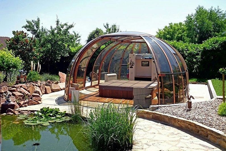 Polycarbonate arbors - photo
