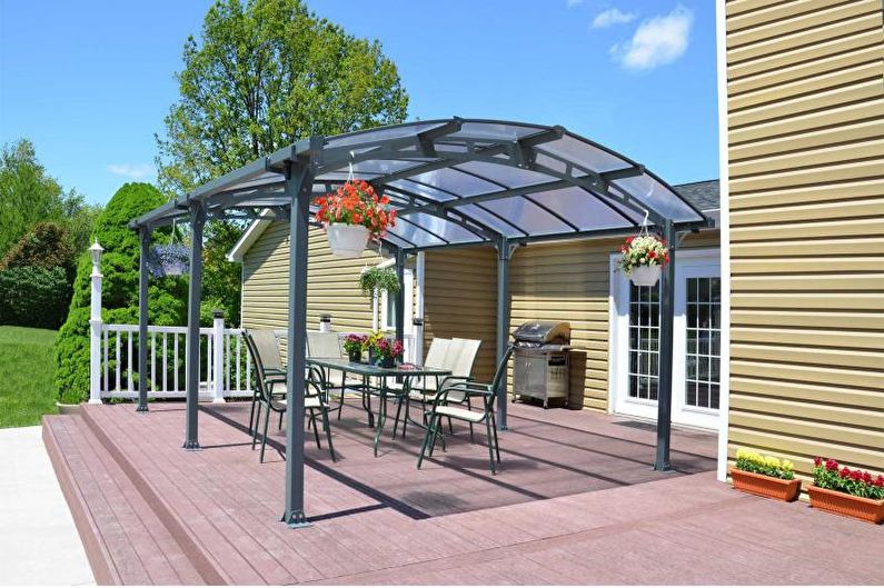 Polycarbonate arbors - photo