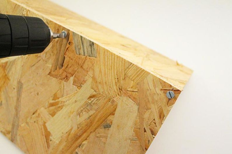 Hanging shelf with flower pots do-it-yourself