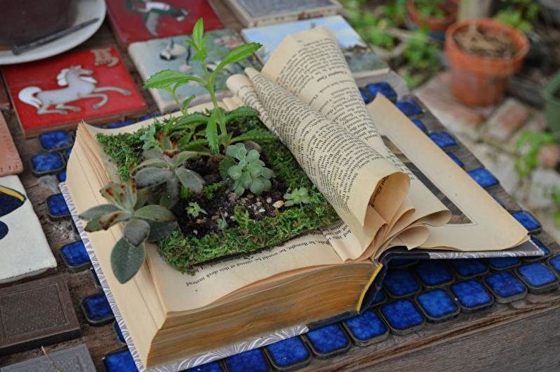 Ideas for flower pots in the garden