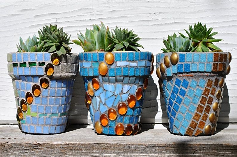 DIY flower pot - photo