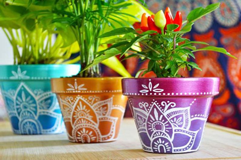 DIY flower pot - photo