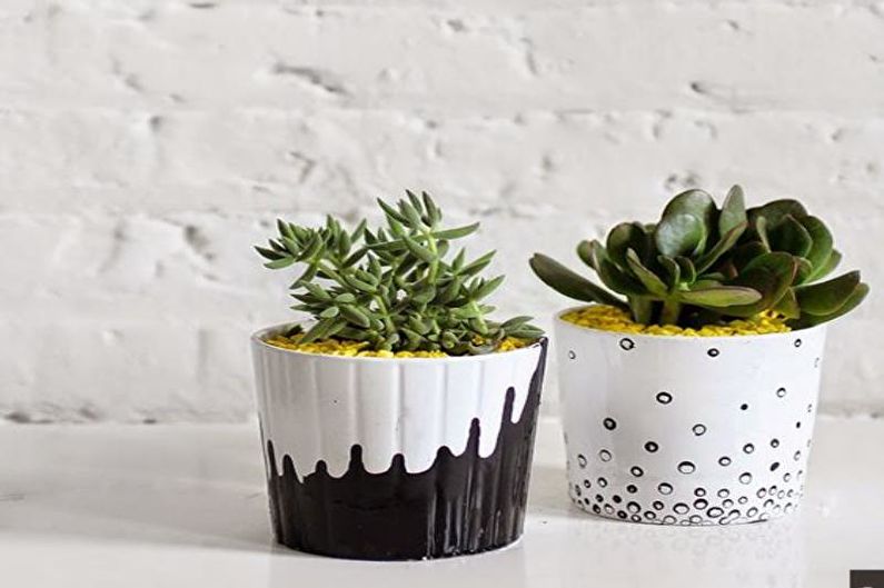 DIY flower pot - photo