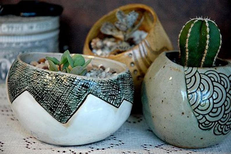 DIY flower pot - photo