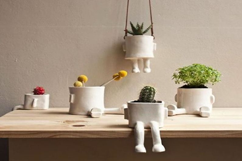 DIY flower pot - photo