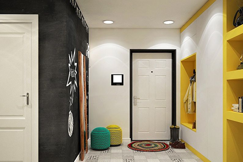 Scandinavian Entrance Hall Design - Ceiling Finish