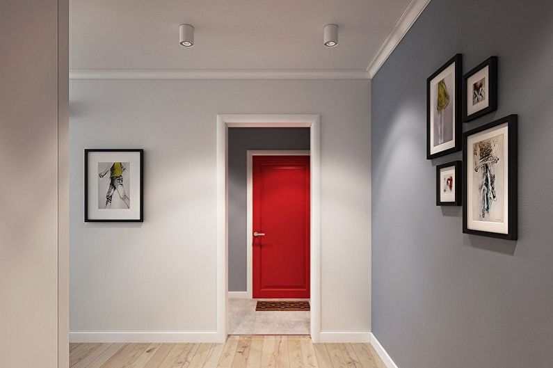 Scandinavian Entrance Hall Design - Ceiling Finish