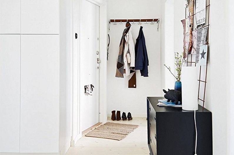 Scandinavian style hallway - interior design photo