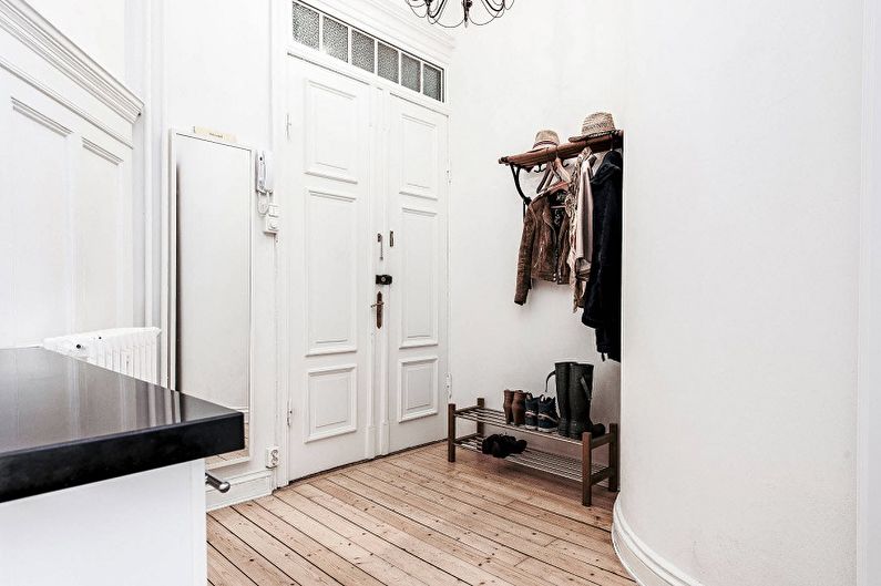 Scandinavian style hallway - interior design photo