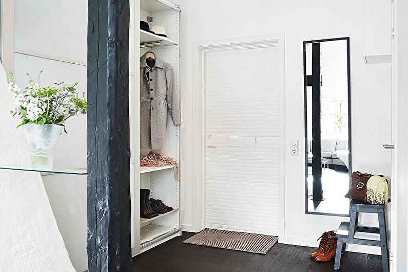Scandinavian style hallway - interior design photo