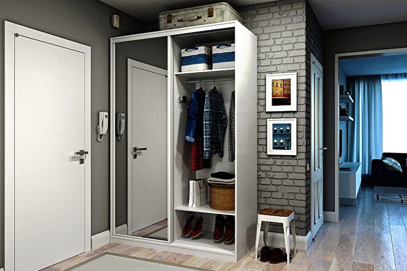Scandinavian style hallway - interior design photo