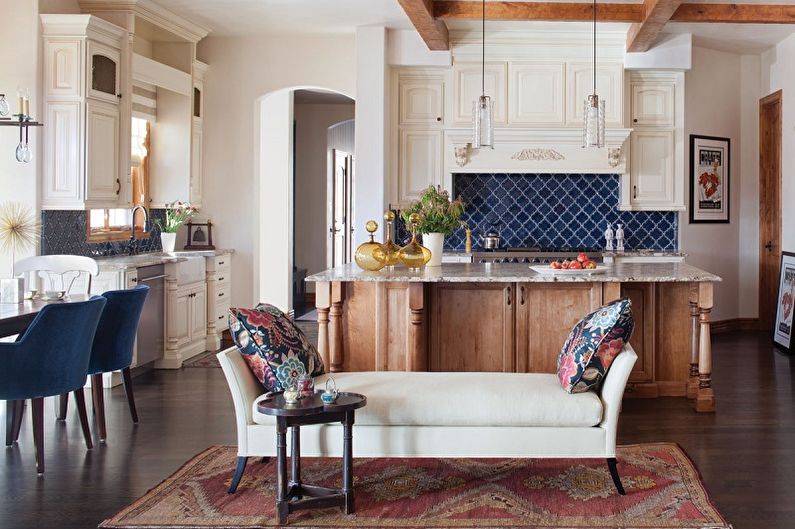 Oriental style kitchen - interior design photo