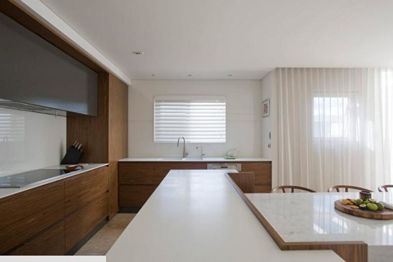 Tulle in the kitchen - photo