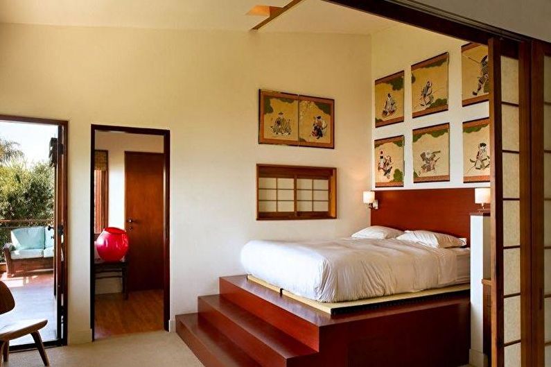Japanese-Style Bedroom Design - Furniture