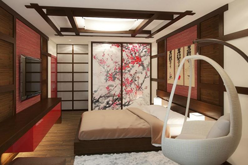 Japanese-Style Bedroom Design - Furniture