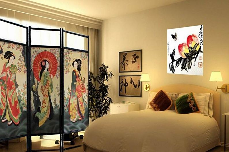 Japanese Style Small Bedroom - Interior Design
