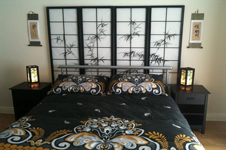Japanese-style bedroom - interior design photo