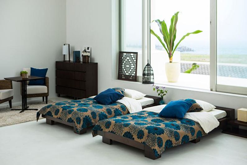 Japanese-style bedroom - interior design photo