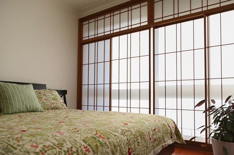 Japanese-style bedroom - interior design photo