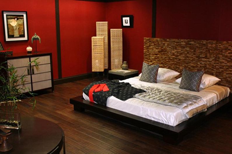 Japanese-style bedroom - interior design photo