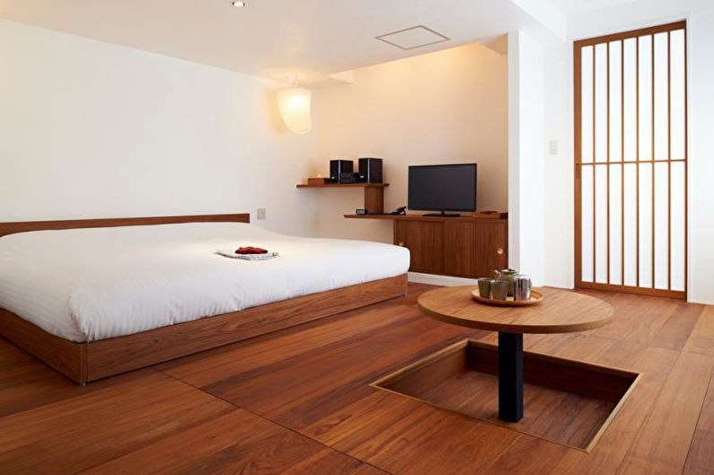 Japanese-style bedroom - interior design photo