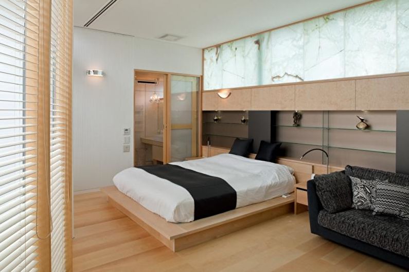 Japanese-style bedroom - interior design photo
