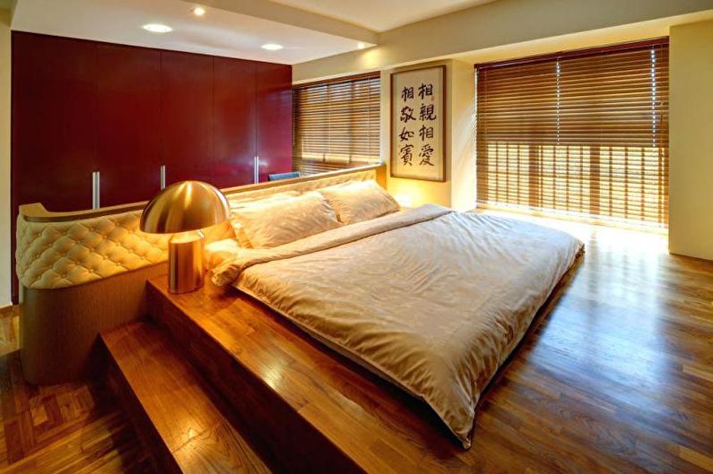 Japanese-style bedroom - interior design photo