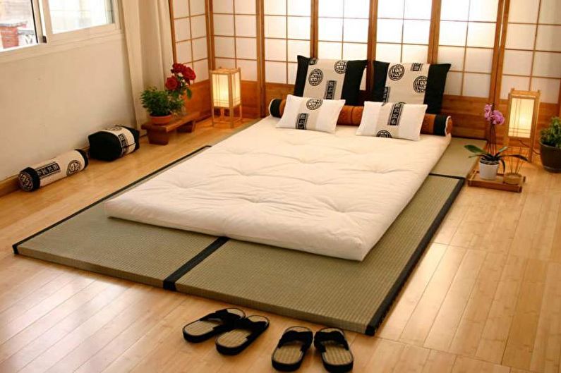 Japanese-style bedroom - interior design photo