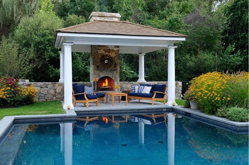 Gazebos with barbecue, stove or barbecue - Types of gazebos