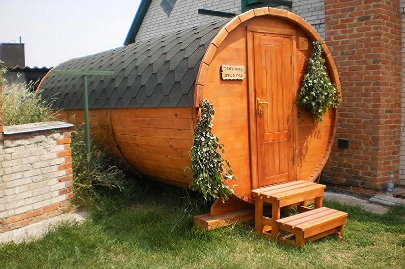 Barrel bath - photo