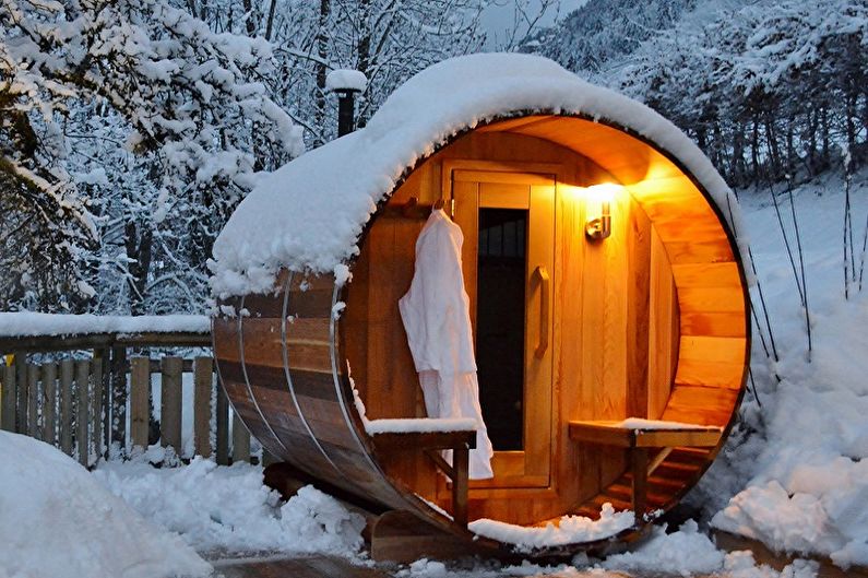 Barrel bath - photo
