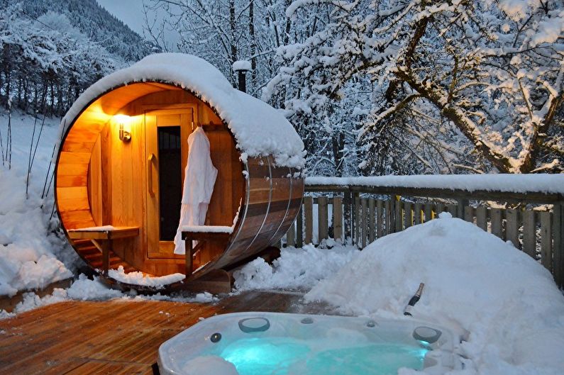 Barrel bath - photo