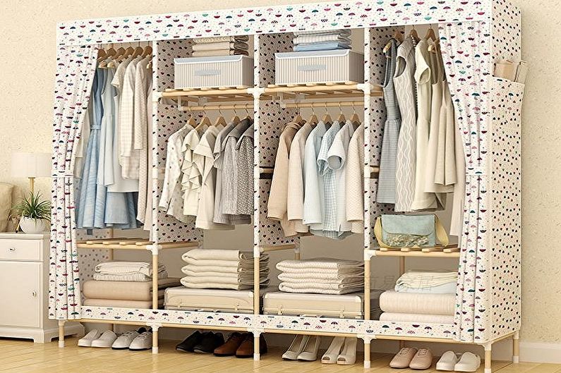 Types of wardrobes - Material for making