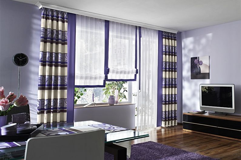 Eaves for curtains - Types of fastening
