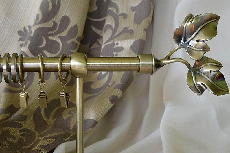 Forged curtain rod