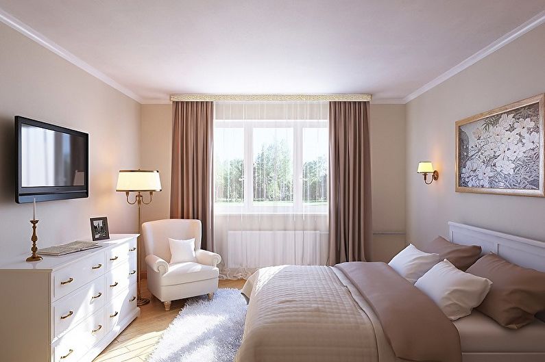 Forms of eaves for curtains - Profile eaves