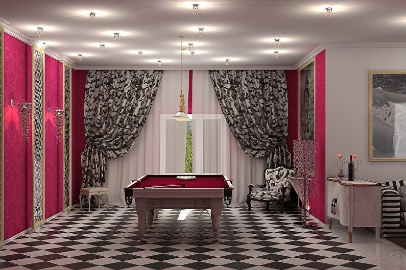 Cornices for curtains - photo