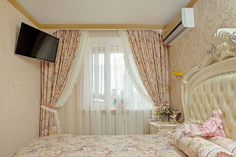 Cornices for curtains - photo