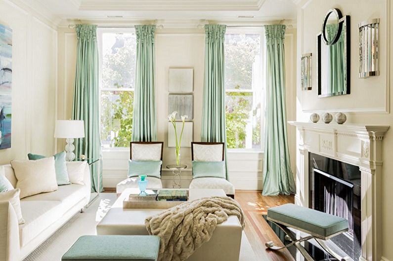 Cornices for curtains - photo