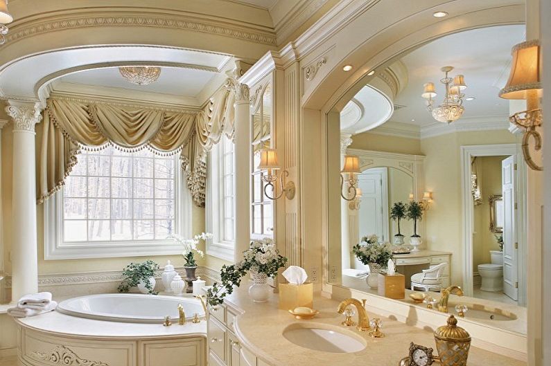 Cornices for curtains - photo