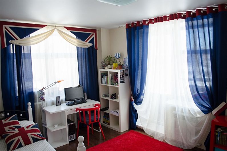 Cornices for curtains - photo
