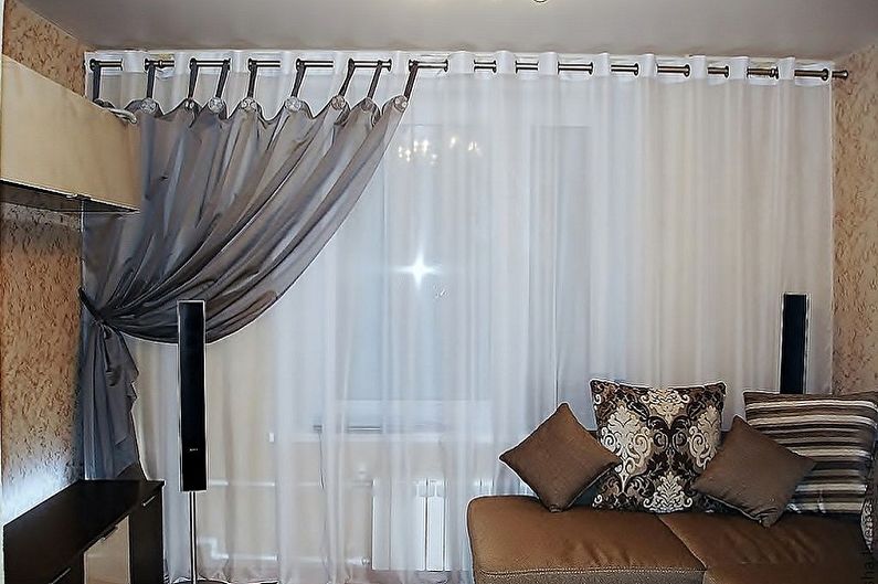 Cornices for curtains - photo